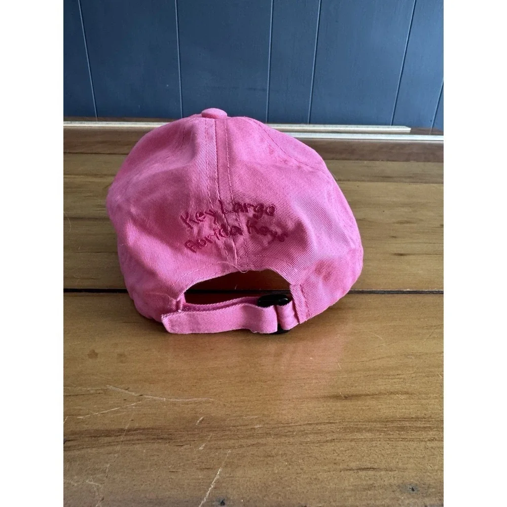 Pink Embroidered Women's Cap